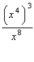 Simplify the expression. An answer with exponents should contain positive exponents only.  