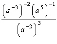 Simplify the expression. An answer with exponents should contain positive exponents only.  