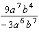 Divide. Write the answer with positive exponents only.   A)    B)    C)    D)    E)   