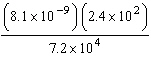 Simplify the expression, and write your answer in scientific notation.   A)    B)    C)    D)    E)   