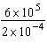 Find the quotient. Write your answer in scientific notation.   A)    B)    C)    D)    E)   