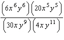 Simplify. Write the answer with positive exponents only.   A)    B)    C)    D)    E)   