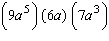 Multiply.   A)    B)    C)    D)    E)   