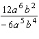 Divide. Write the answer with positive exponents only.  