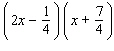 Multiply binomials using the COLUMN method.  