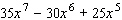 Divide the polynomial by   .   A)    B)    C)    D)    E)   
