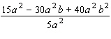 Perform the division (find the quotient).  