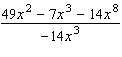 Perform the division (find the quotient).  