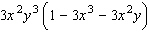 Factor the expression by taking out the greatest common factor.   A)    B)    C)    D)    E)   