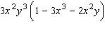 Factor the expression by taking out the greatest common factor.   A)    B)    C)    D)    E)   