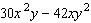 Factor the expression by taking out the greatest common factor.   A)    B)    C)    D)    E)   