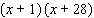 Factor the trinomial.   A)    B)    C)    D)    E)   