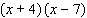 Factor the trinomial.   A)    B)    C)    D)    E)   