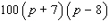 Factor the problem completely. First, factor out the greatest common factor, and then factor the remaining trinomial.   A)    B)    C)    D)    E)   