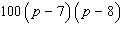 Factor the problem completely. First, factor out the greatest common factor, and then factor the remaining trinomial.   A)    B)    C)    D)    E)   