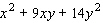 Factor the trinomial.   A)    B)    C)    D)    E)   
