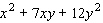 Factor the trinomial.  