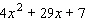 Factor the trinomial.   A)    B)    C)    D)    E)   