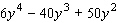 Factor the expression completely. Look first for the greatest common factor.   A)    B)    C)    D)    E)   