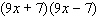 What polynomial factors to   ? A)    B)    C)    D)    E)   