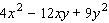 Factor the trinomial.  
