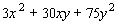 Factor by first factoring out the greatest common factor.  