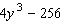 Factor the expression as the sum or difference of two cubes.   A)    B)    C)    D)    E)   