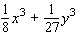 Factor the expression as the sum or difference of two cubes.   A)    B)    C)    D)    E)   