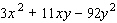 Factor the polynomial completely; that is, once you are finished factoring, none of the factors you obtain should be factorable.   A)    B)    C)    D)    E)  Cannot be factored