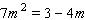 Solve the following equation.  