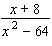 Reduce the following rational expression to lowest terms, if possible. Also, specify any restrictions on the variable.   A)    B)    C)    D)    E)   