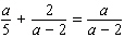 Solve the following equation. Be sure to check each answer in the original equation if you multiply both sides by an expression that contains the variable.   A)    B)    C)    D)    E)  no solution