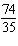 The sum of a number and its reciprocal is   . Find the number. A)    B)    C)    D)    E)   