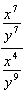 Simplify the complex fraction.   A)    B)    C)    D)    E)   