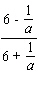 Simplify the complex fraction.  