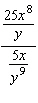 Simplify the complex fraction.  