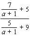 Simplify the complex fraction.  