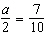 Solve the following proportion.   A)    B)    C)    D)    E)   