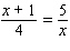 Solve the following proportion.   A)    B)    C)    D)    E)   