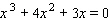 Solve the equation.   x = __________