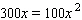 Solve the equation.   x = __________