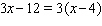 Solve the equation.  