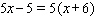Solve the equation.  