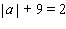 Solve the equation. If impossible, write no solution.  