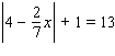 Solve the equation. If impossible, write no solution.  