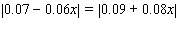 Solve the equation. If impossible, write no solution.  