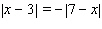 Solve the equation. If impossible, write no solution .  