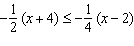 Simplify each side first, then solve the inequality. Write your answer with interval notation.   A)    B)    C)    D)    E)  none of these