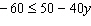Solve the inequality for the indicated variable.  