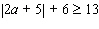 Solve the inequality and graph the solution set.   A)    B)    C)    D)    E)   